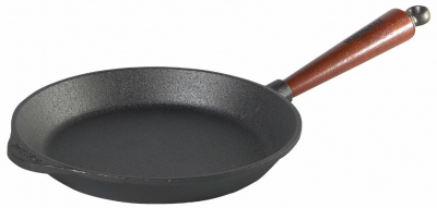 Cast iron Frying pan Ø 24 cm. Swedish beech wood handle Skeppshult Skeppshult 0240T