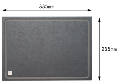 pro planche index Schneidebretter (4er-Set mit Kenzeichnung Fleisch, Fisch, Brot, Gemüse) (335x235 mm) aus Papier / kein Mikroplastik mehr