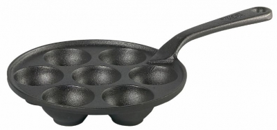 Gusseisen Schnecken- / Pförtchenpfanne 21 cm - Gusseisengriff Skeppshult 0001