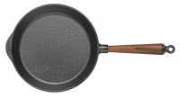Bratpfanne Ø 26 cm Gusseisen - Walnussgriff & Gegengriff Skeppshult 0260V