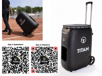 TITAN ONE Tennisballmaschine (auch als Padel oder Pickleball erhältlich)