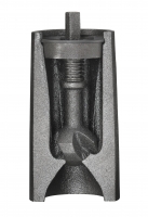 Pfeffer-/Kräutermühle mit gusseisernen Mahlwerk und Deckel in edlem Walnussholz Skeppshult 0074