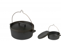 Fältugn - Skandinavischer Dutch Oven 5,5 Liter. Skeppshult Der Deckel kann als Pfanne-/Bratfläche genutzt werden 0855 Fältugn - Skandinavischer Dutch Oven 5,5 Liter. Skeppshult Der Deckel kann als Pfanne-/Bratfläche genutzt werden 0855