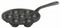 Gusseisen Schnecken- / Pförtchenpfanne 21 cm - Gusseisengriff Skeppshult 0001