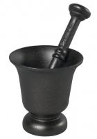 Mörser 11 cm mit Gusseisen Stössel Skeppshult 0049
